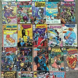 Vintage 80s 90s comic Book Collection Lot of 23 excellent Condition